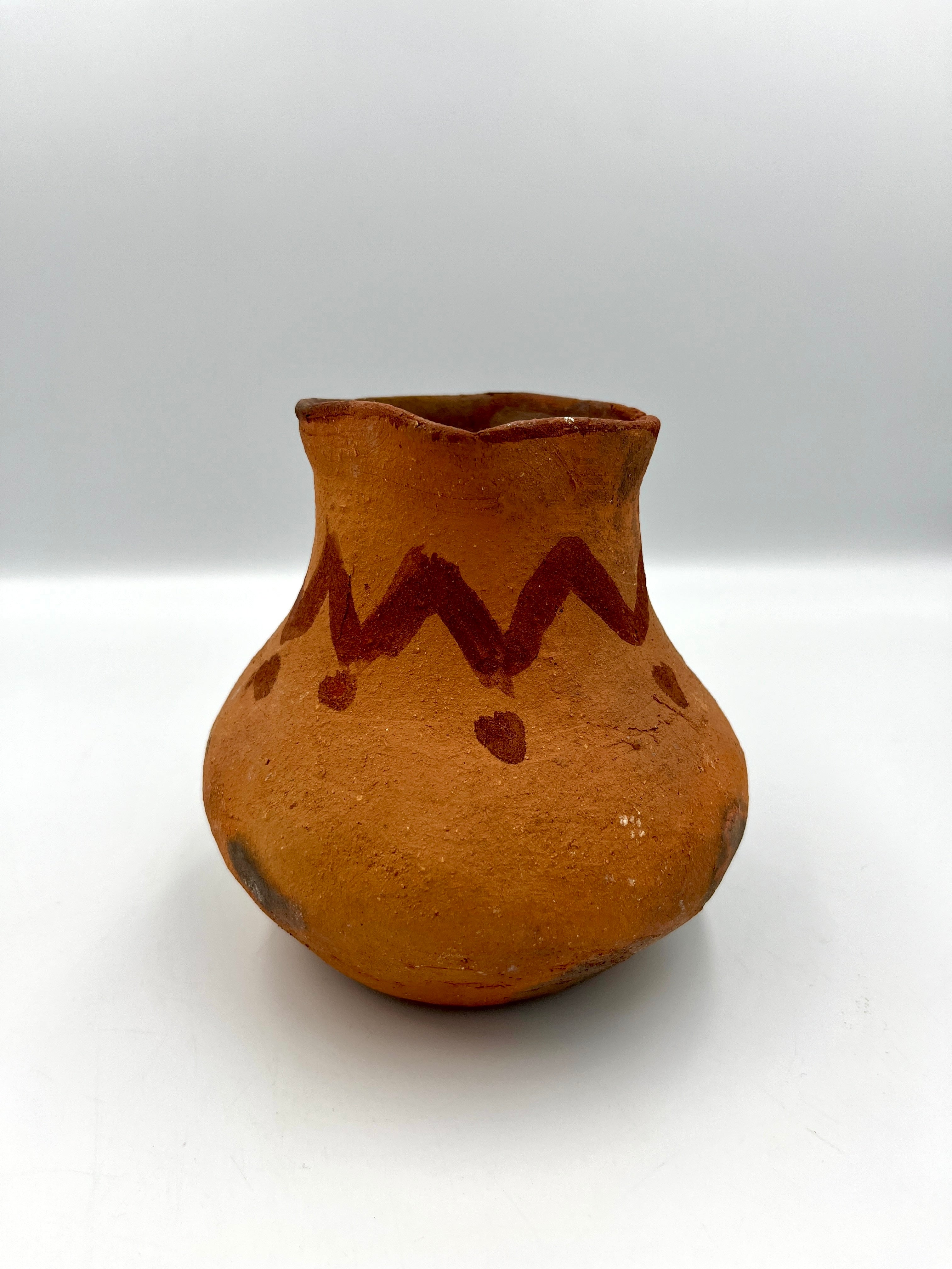 Cántaro Chicha Cerámico Huancas - Diseño Tradicional con Asa y Pico