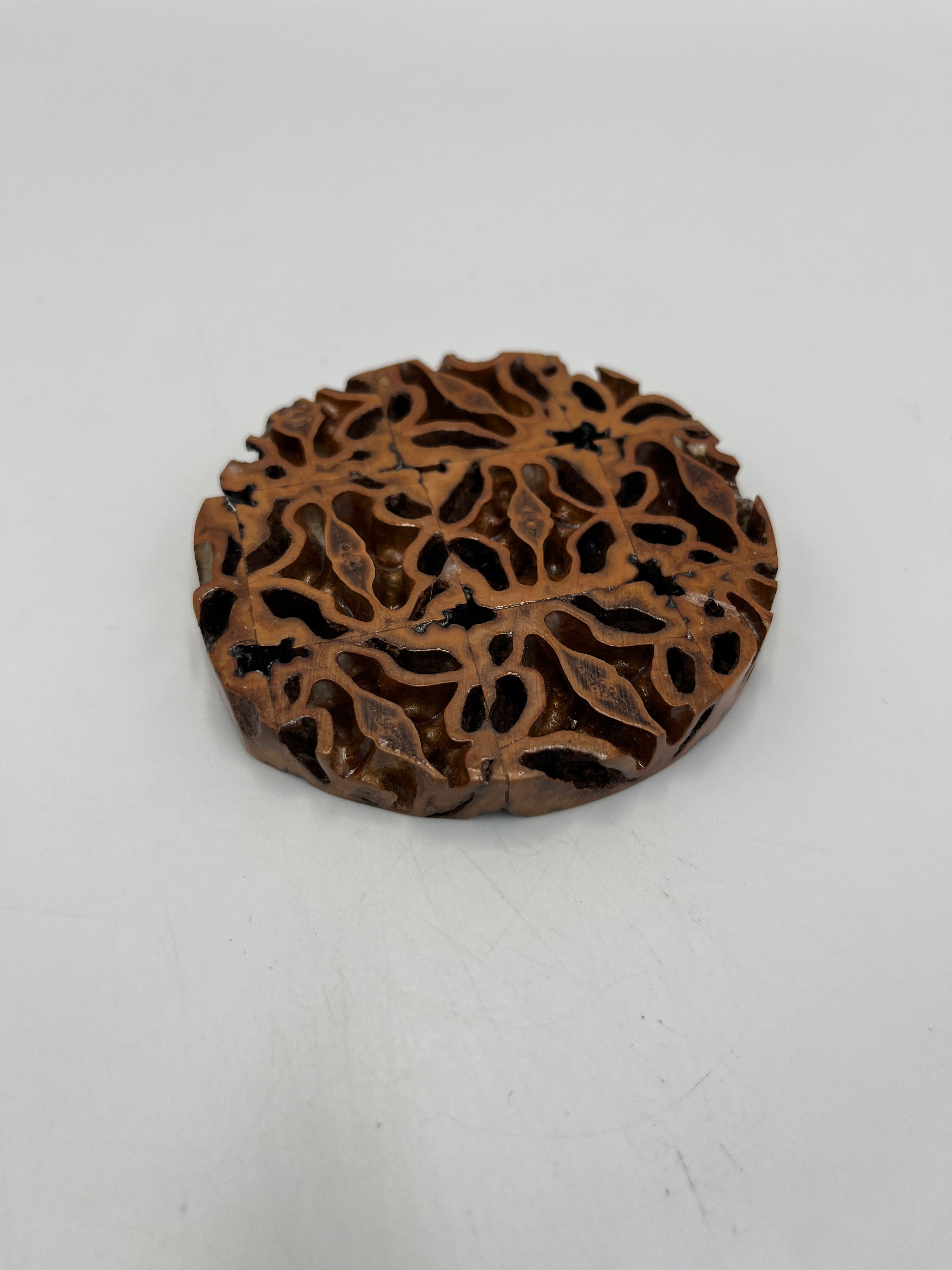 Posavasos Artesanal de Nogal