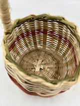 Canastita decorativa de bambú nativo