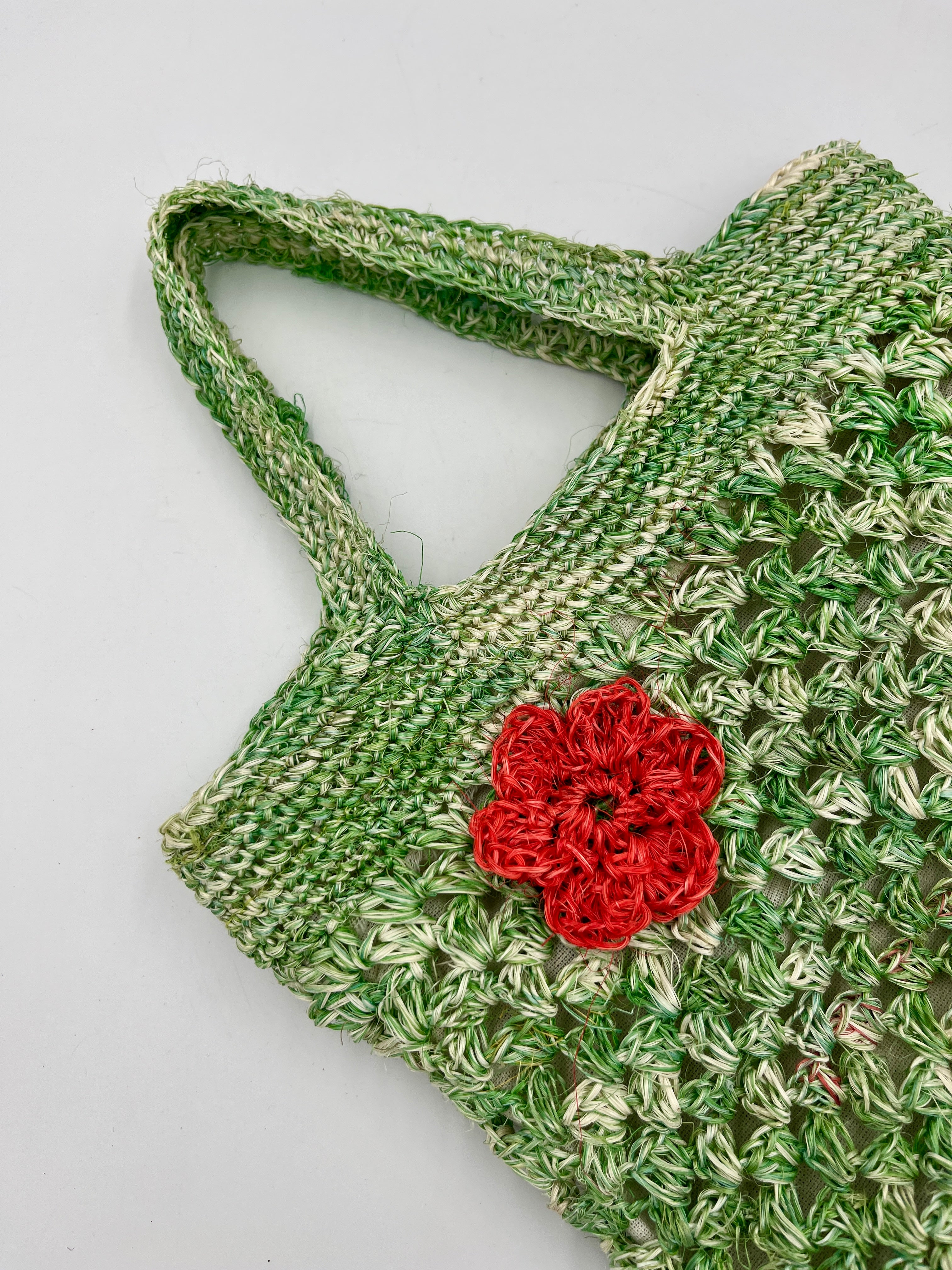 Bolso de Mano a Crochet de Fibra de Cabuya – Hecho a Mano