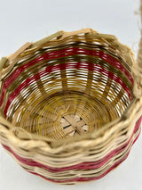 Canastita decorativa de bambú nativo