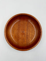 Handcrafted cedar wood plate