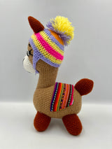 Handmade amigurumi llama