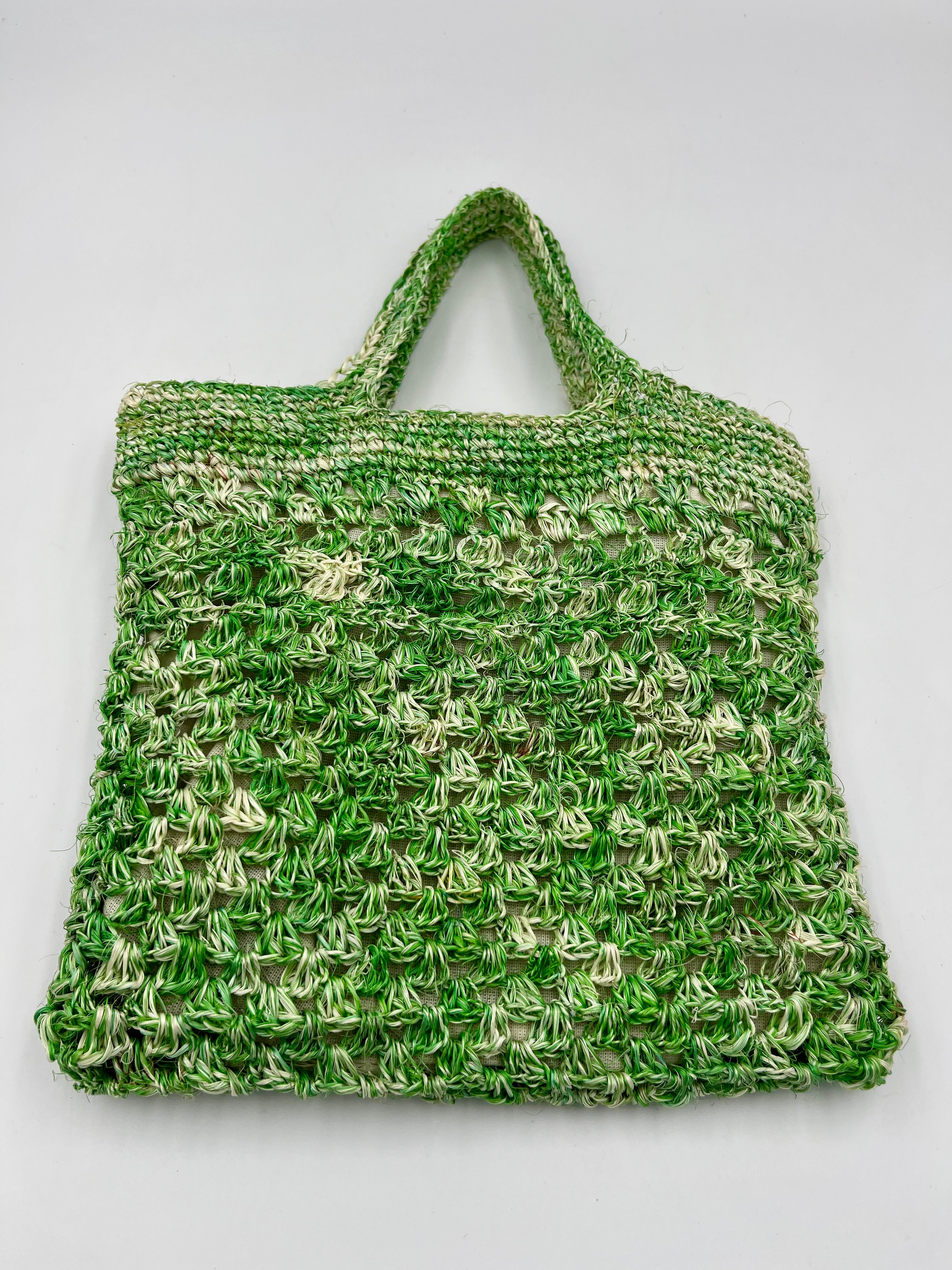 Bolso de Mano a Crochet de Fibra de Cabuya – Hecho a Mano