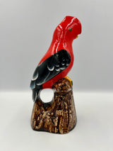 Hand-painted wooden Cock of the Rock