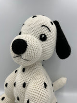 Amigurumi Perro Dálmata – Hecho a Mano en Crochet con Algodón Antialérgico (35 cm)