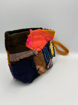 Neceser con Parches de Telar Multicolor