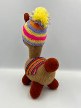Handmade amigurumi llama