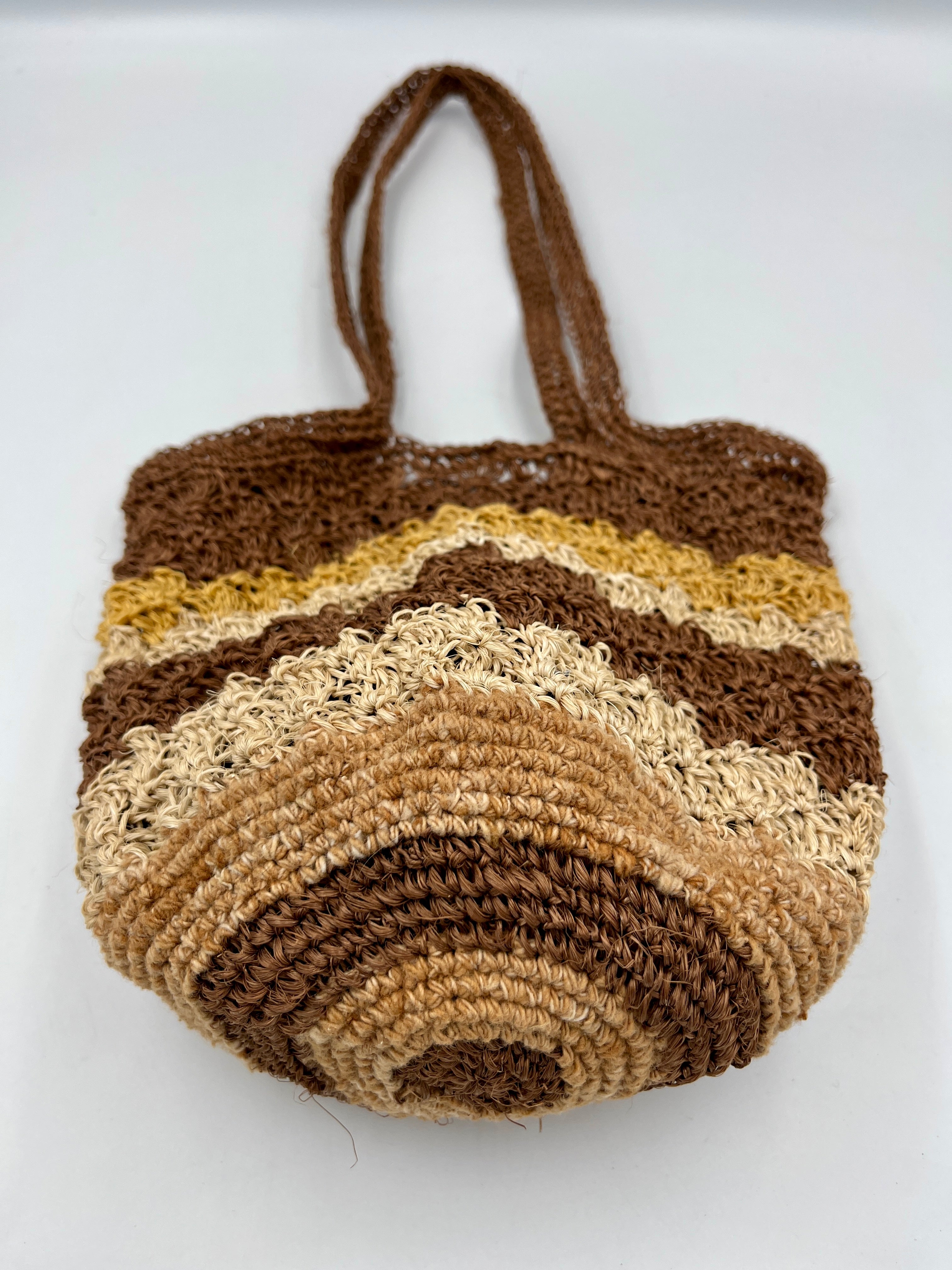 Bolso de Mano a Crochet de Fibra de Cabuya – Hecho a Mano