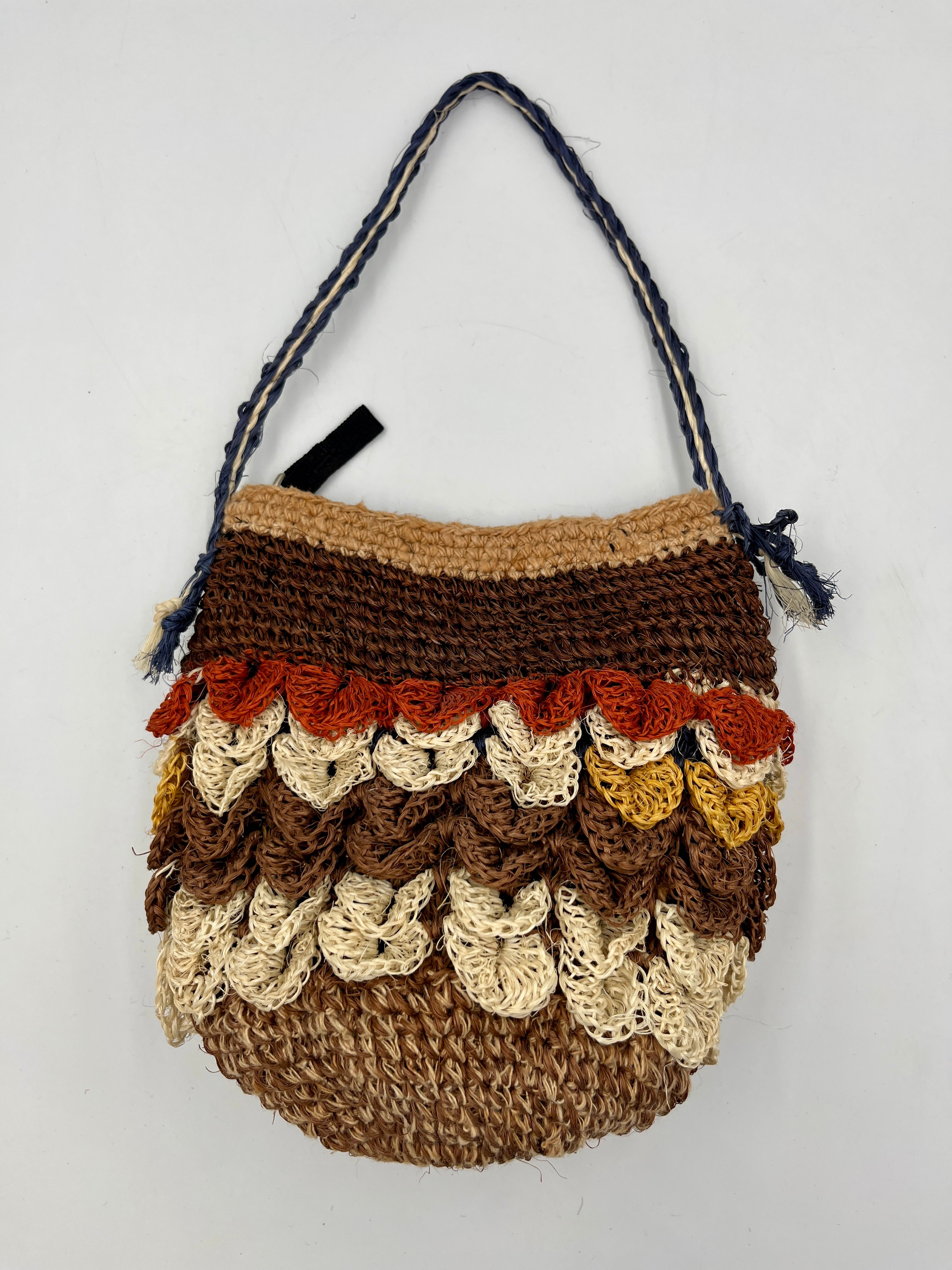 Bolso de Mano a Crochet de Fibra de Cabuya – Kuelap