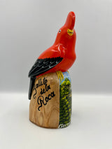 Handmade Cock of the Rock piggy bank with Gocta painting