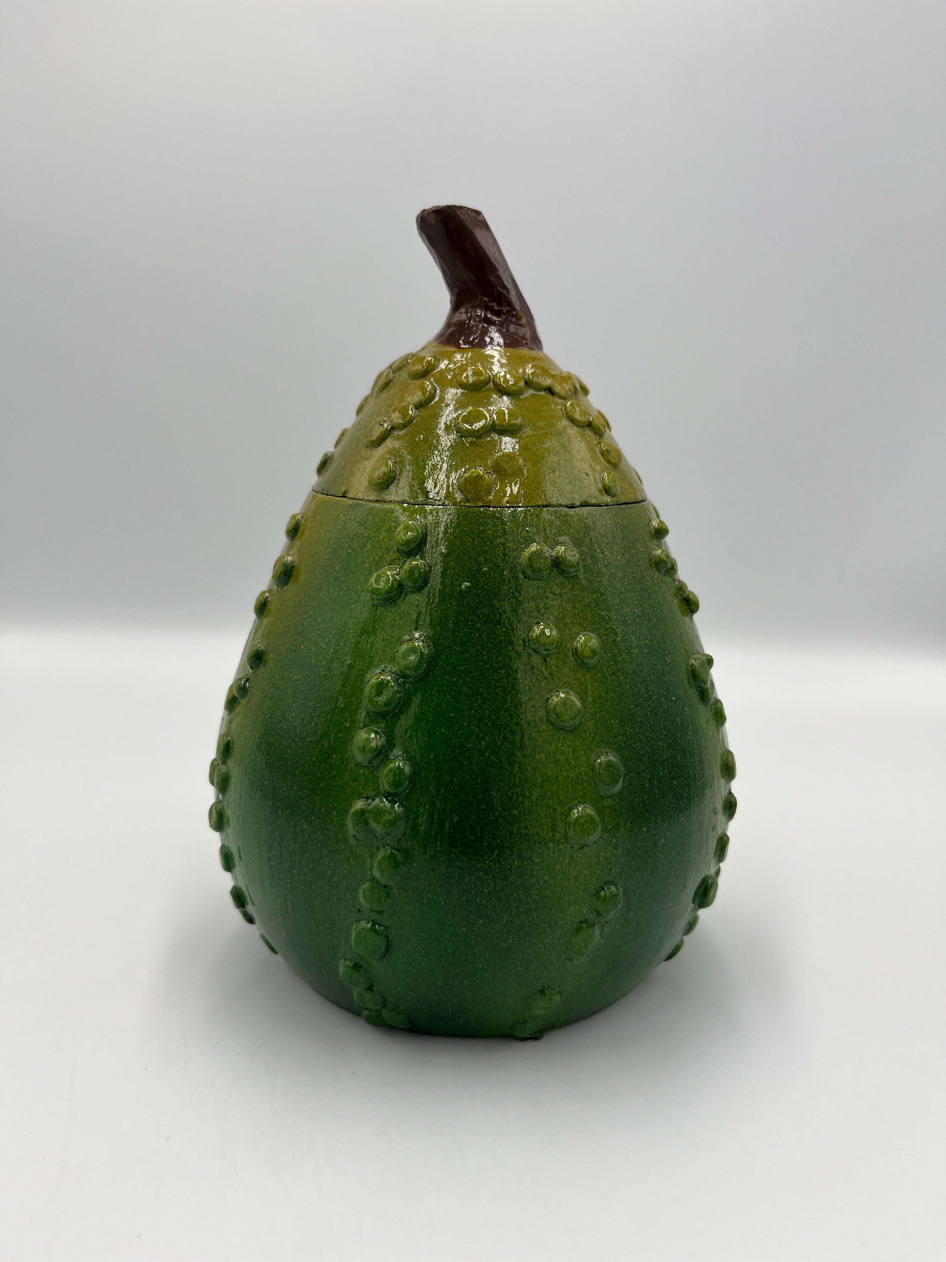 Azucarero de Madera Cushe Pintado a Mano