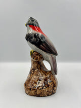 Hand-painted wooden sparrow