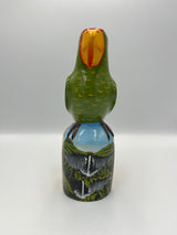 Alcancía de Madera en Diseño de Loro – Pintado a Mano