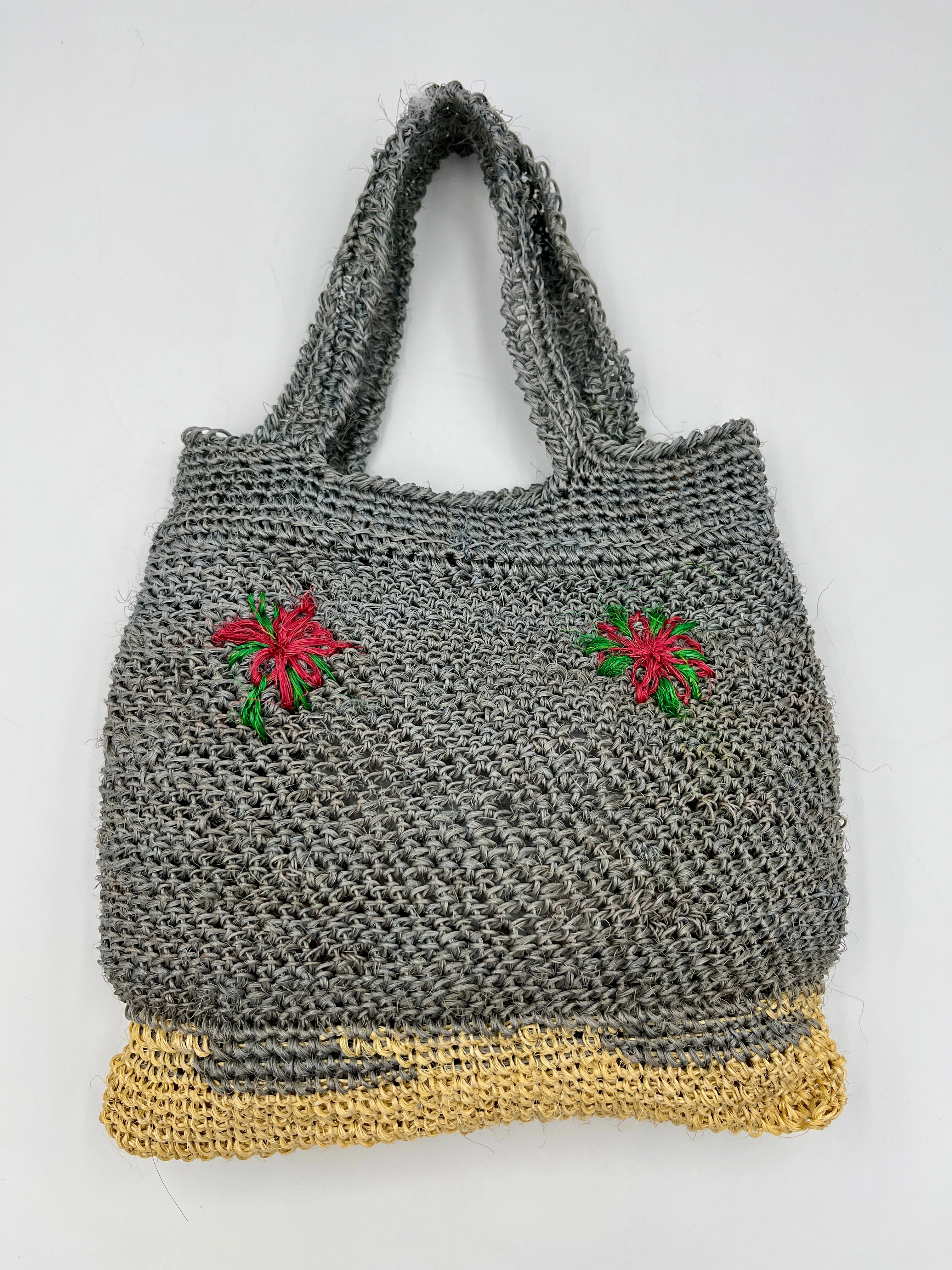 Bolso de Mano a Crochet de Fibra de Cabuya – Hecho a Mano