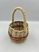 Canastita decorativa de bambú nativo