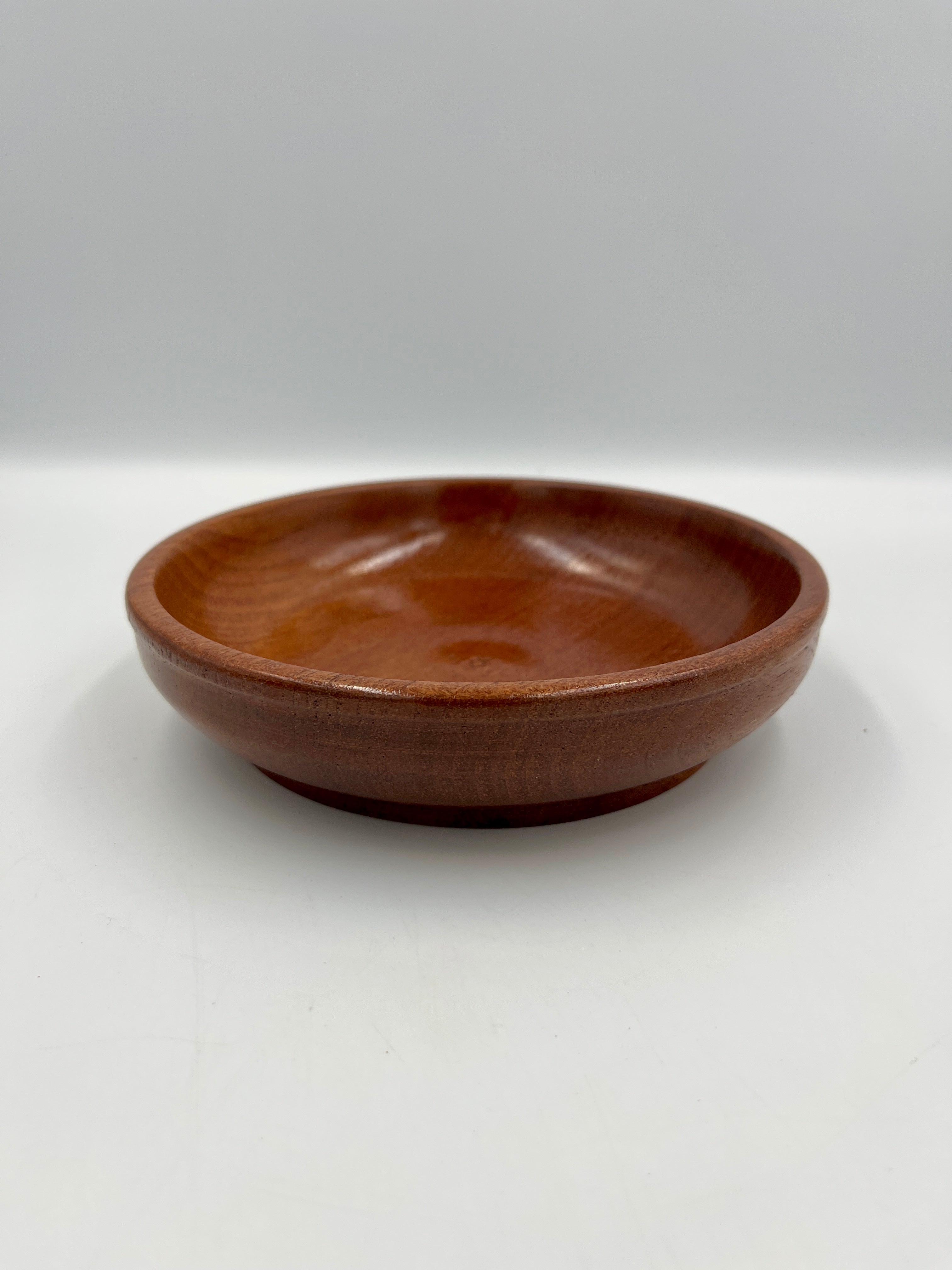 Handcrafted cedar wood plate