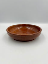 Handcrafted cedar wood plate