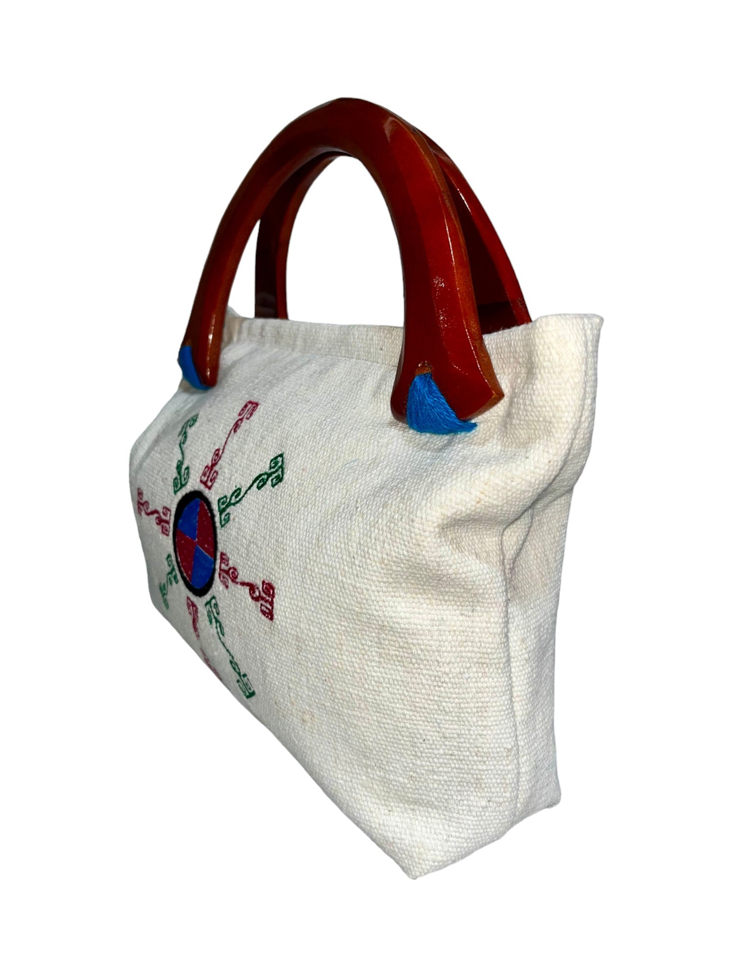 Native Cotton Bag with Iconographic Embroidery