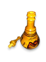 Botella de Madera Pirograbada con la Ciudadela de Kuelap