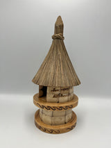 Choza Kuélap Decorativa en Semillas Naturales y Madera