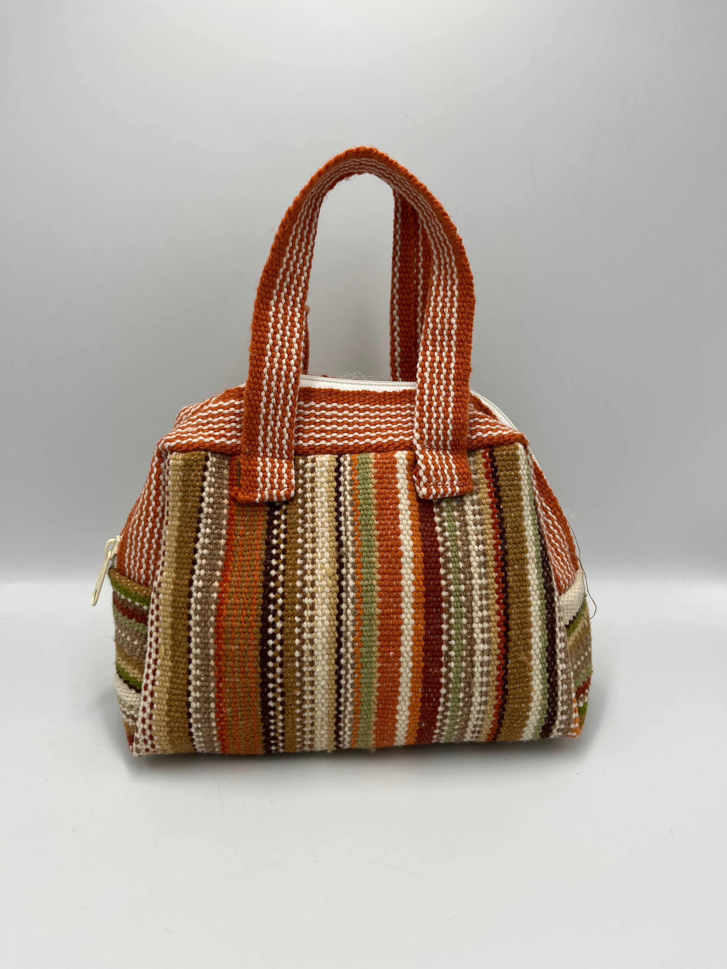 Cartera Artesanal en Telar a Cintura de Lana de Oveja