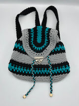 Mochila Artesanal a Crochet de Hilo Cola de Rata
