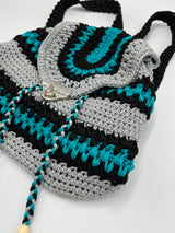 Mochila Artesanal a Crochet de Hilo Cola de Rata