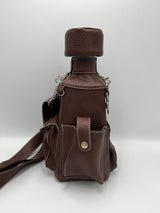 Portabotella de Biocuero Color Marrón – 500 ml