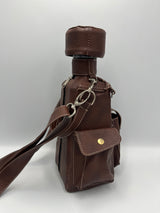 Portabotella de Biocuero Color Marrón – 500 ml