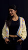 Chompa Juvenil Abierta Tejida a Crochet - Diseño de Flores
