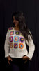 Blusa Tejida a Crochet con Diseño de Flores
