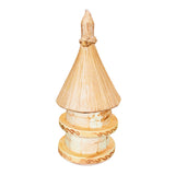 Choza Kuélap Decorativa en Semillas Naturales y Madera